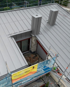 Metalldach in Stehfalztechnik